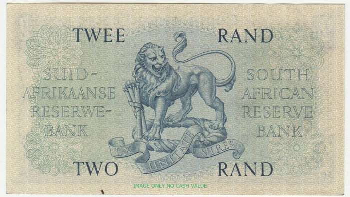 SOUTH AFRRICA R2 RISSIK B110 826460 AUNC 1962