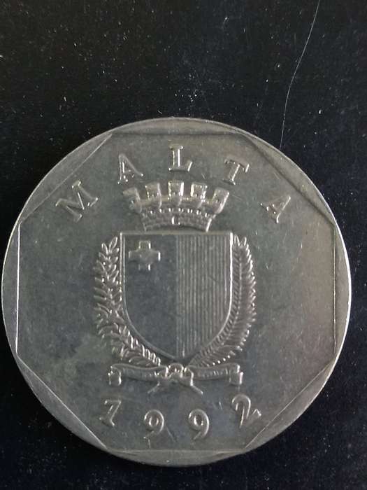 MALTA 50 CENTS 1992