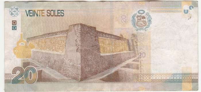 PERU 20 SOLES 2016 FV=R71.27