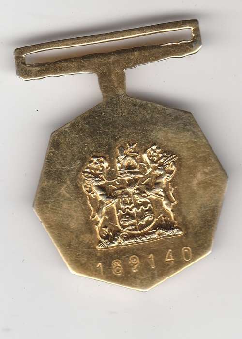 SADF PRO PTRIA MEDAL BORDER WAR F/S - FIXED SUSPENDER 189140