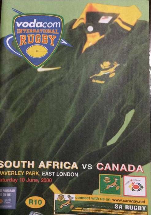 SA vs Canada 10/06/2000