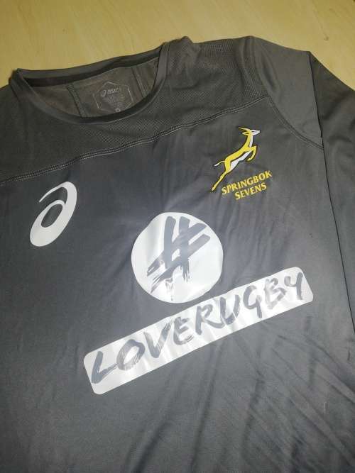 Springbok Sevens Technical Longsleeve Training Top Size M