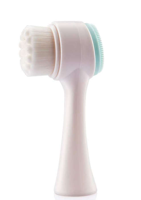 3D Double Sides High Quality Multifunctional Silicone Face Cleanser with Brush