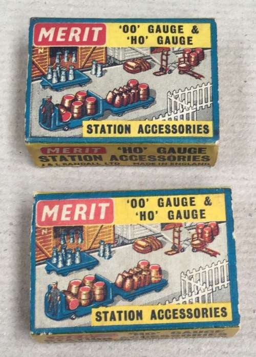 Merit OO Station Accessories.....two boxes one bid for both