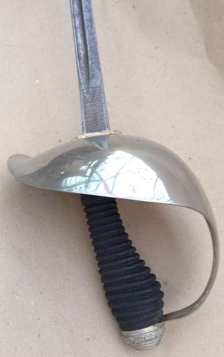 Cavalry Officer's Sword...ER.....made by Wilkinson Sword......fish skin grip perfect
