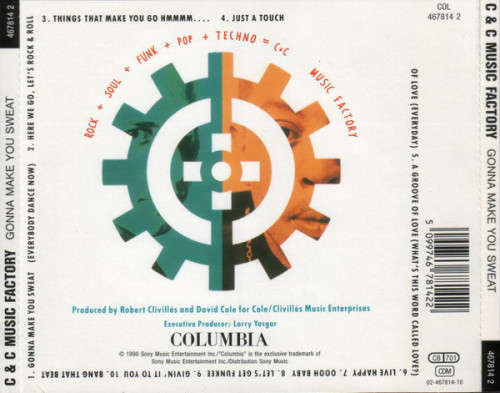 C + C Music Factory - Gonna Make You Sweat CD Import
