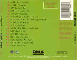 Various - DMA Dance Vol. 4: Eurodance CD Import