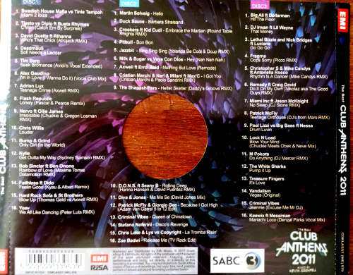 Best Club Anthems 2011 - Various Triple CD