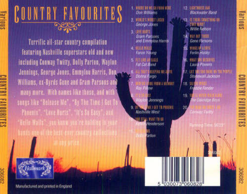 Various - Country Favourites Import CD