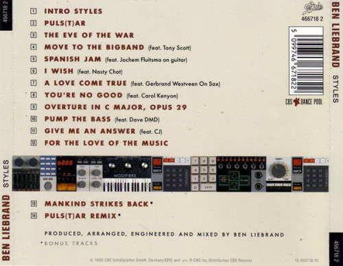 Ben Liebrand - Styles CD Import