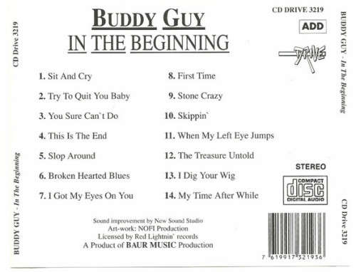 Buddy Guy - In the Beginning CD Import