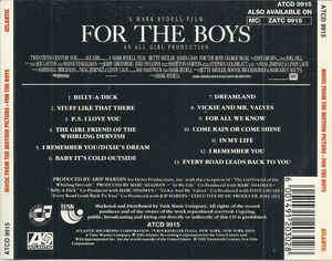 For the Boys - Soundtrack CD