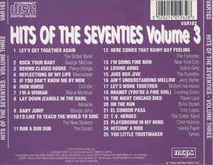 Various - Hits of the 70`s Volume 3 CD Import