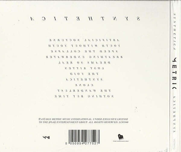 Metric - Synthetica CD Import