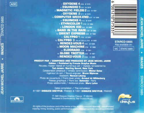 Jean Michel Jarre - Images: Best of CD