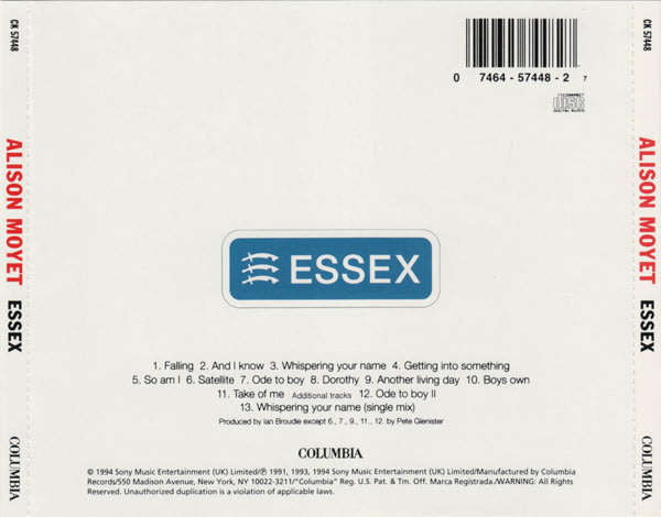 Alison Moyet - Essex CD Import