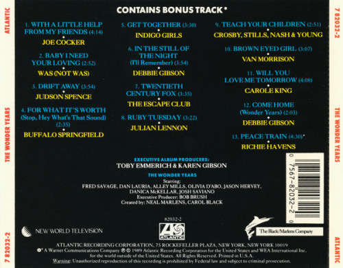 Various -The Wonder Years Soundtrack CD Import