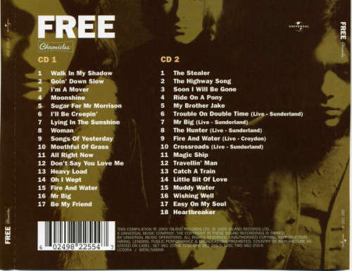 Free - Chronicles Double CD Import