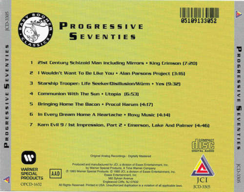 Various - Progressive Seventies CD Import