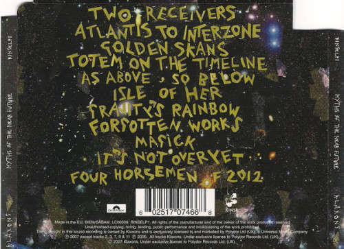 Klaxons - Myths of the Near Future CD Import