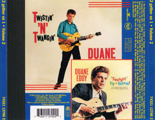 Duane Eddy - 2 Gether On 1 Volume 2: Twistin` `N` Twangin` / Twangin` Up a Storm CD Import
