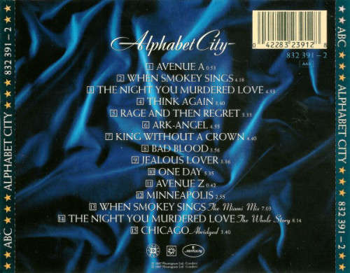 ABC - Alphabet City CD Import