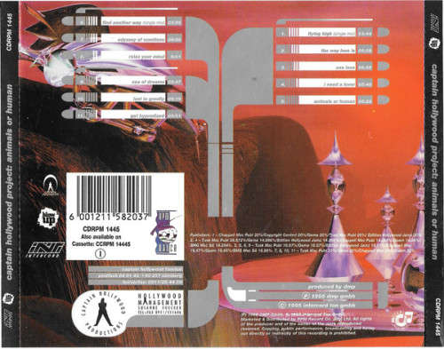 Captain Hollywood Project - Animals Or Human CD