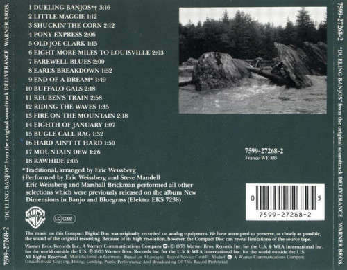 Eric Weissberg and Steve Mandell - Dueling Banjos Original Soundtrack Deliverance CD Import