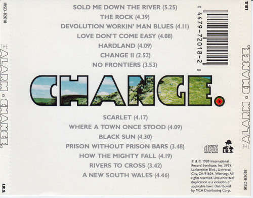 The Alarm - Change CD Import