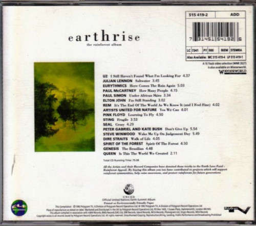 Various - Earthrise - Rainforest Album CD Import