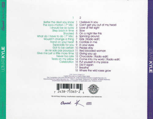Kylie Minogue - Ultimate Double CD Import