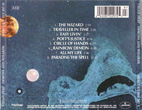 Uriah Heep - demons & Wizards CD Import