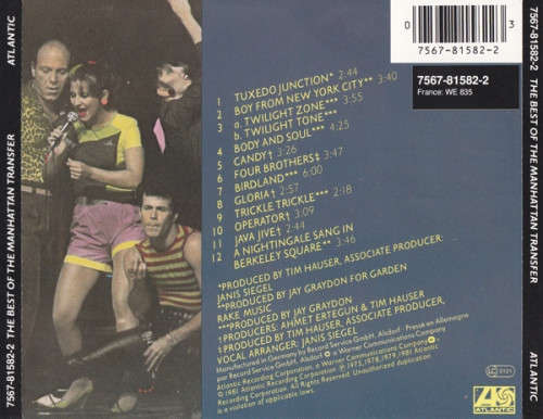 Manhattan Transfer - Best of CD Import