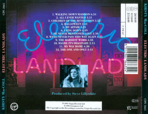 Kirsty MacColl - Electric Landlady CD Import