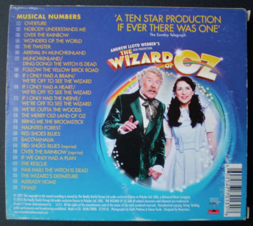 Andrew Lloyd Webber - The Wizard of Oz CD Import Sealed