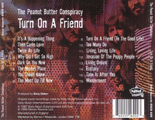 Peanut Butter Conspiracy - Turn On a Friend CD Import (Best of)