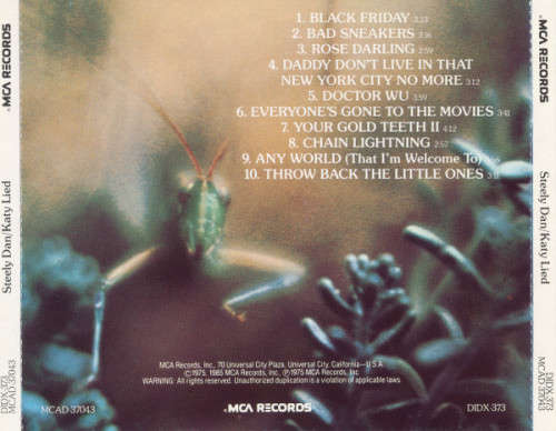 Steely Dan - Katy Lied CD Import