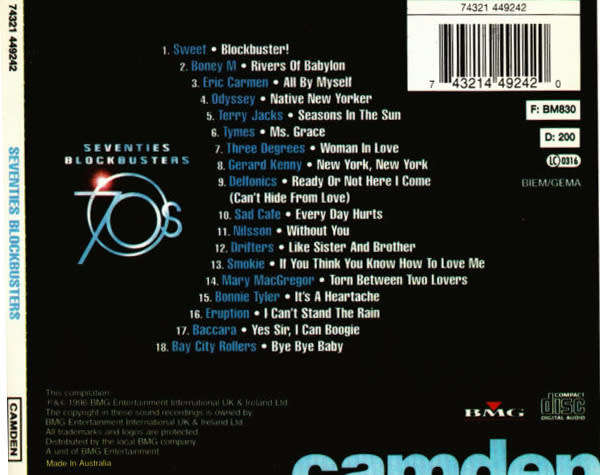 Various - Seventies Blockbusters CD Import