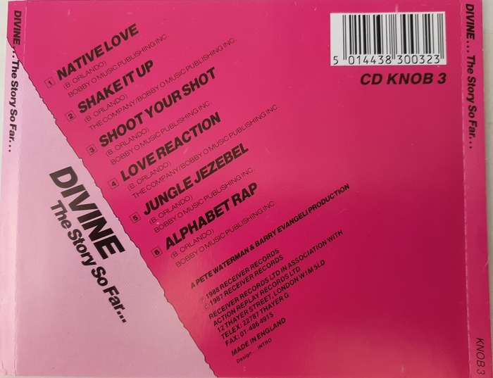 Divine - The Story So Far... CD Import