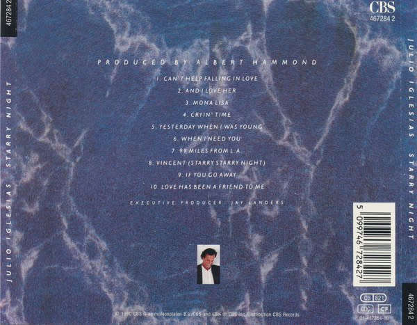 Julio Iglesias - Starry Night CD Import