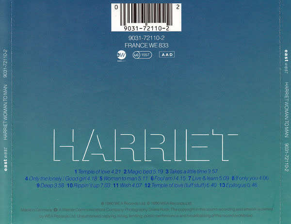 Harriet - Woman To Man CD Import