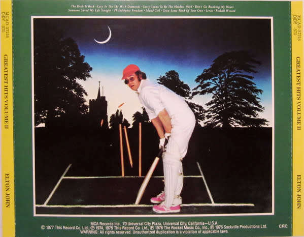 Elton John - Greatest Hits Volume II CD Import