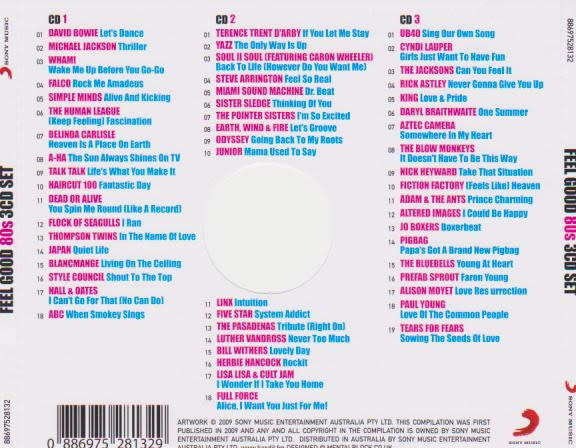 Various - Feel Good 80s 3x CD