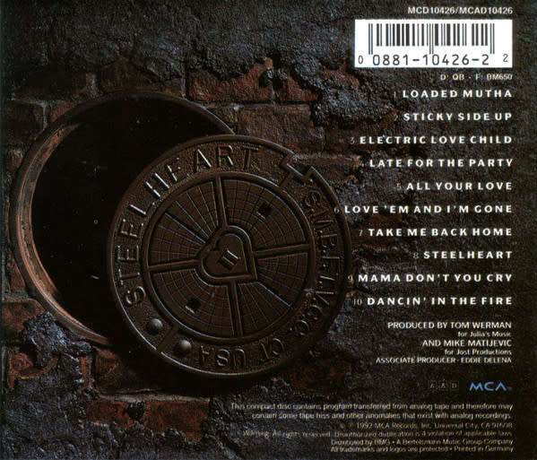 Steelheart - Tangled In Reins CD Import