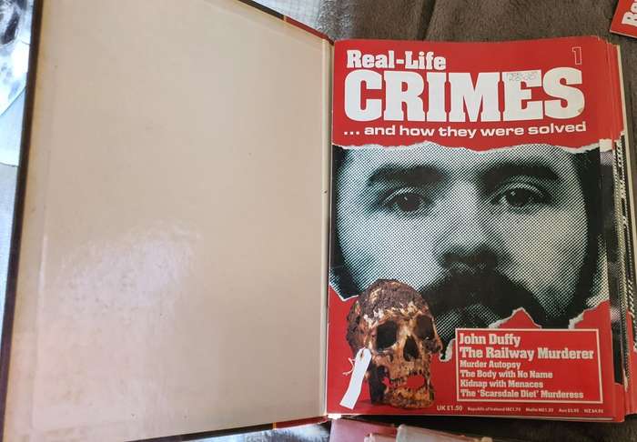 Real life crimes and how they were solved , magazine and file collection