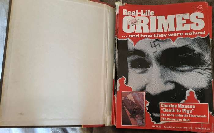 Real life crimes and how they were solved , magazine and file collection