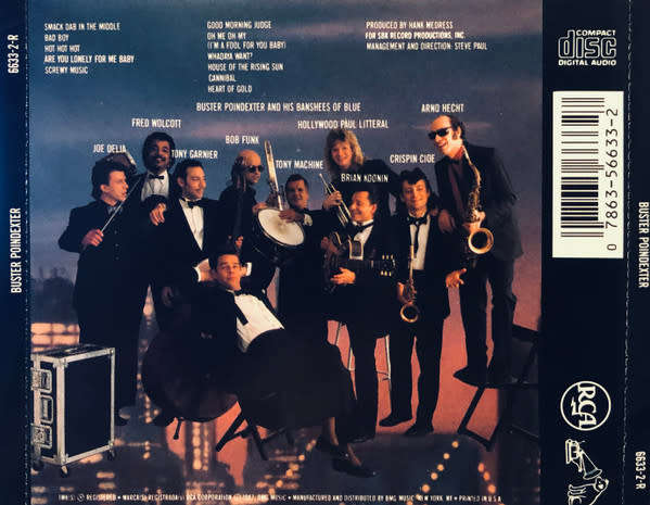 Buster Poindexter - Buster Poindexter CD Import