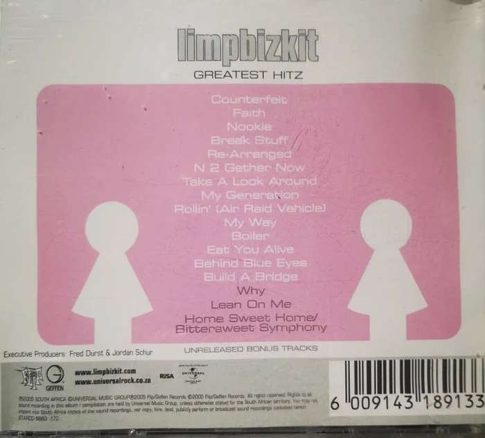 Limpbizkit - Greatest Hitz CD