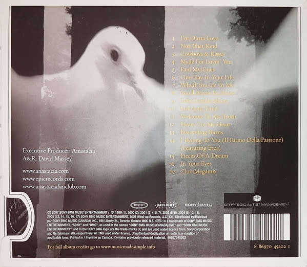 Anastacia - Pieces of a Dream (Best of) CD Import Slidepack