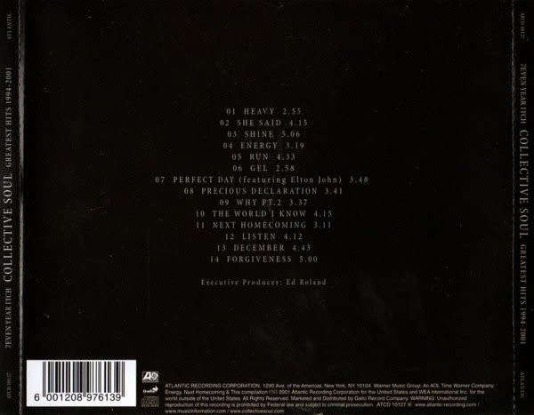 Collective Soul - 7even Year Itch: Greatest Hits 1994-2001 CD